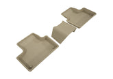 3D MAXpider 2018-2020 Volvo XC60 Kagu 2nd Row Floormats - Tan