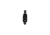 Fleece Performance Universal 3/8in Aluminum Y Barbed Fitting (For -6 Pushlock Hose) - Black Anodized