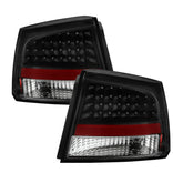 Xtune Dodge Charger 06-08 LED Tail Lights Black ALT-JH-DCH05-LED-BK