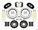 Wilwood Narrow Superlite 6R Front Hat Kit 12.88in Drilled 2013-Up Ford Focus ST w/ Lines