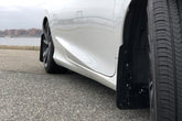 Rally Armor 16-21 Honda Civic Si Coupe White UR Mud Flap w/ Black Logo