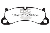 EBC 12-15 Porsche 911 (991) Carrera S 3.8L (Cast Iron Rotor Only) Bluestuff Front Brake Pads