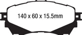 EBC 14+ Mazda 6 2.5 Redstuff Front Brake Pads