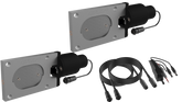 QTP Bolt-On QTEC Dual Low Profile Oval Electric Cutout Valves - Pair
