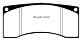 EBC Ford Saleen Mustang Alcon front calipers Yellowstuff Front Brake Pads