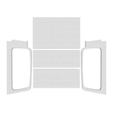DEI 04-06 Jeep Wrangler LJ Unliminted Headliner Complete Kit - White