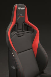 Recaro Sportster CS Nurburgring Edition Driver Seat - Black/Red Leather/Black Leather