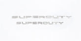 Putco 17-20 Ford SUPERDUTY Letters (Stamped/Stainless Steel) Hood/Front