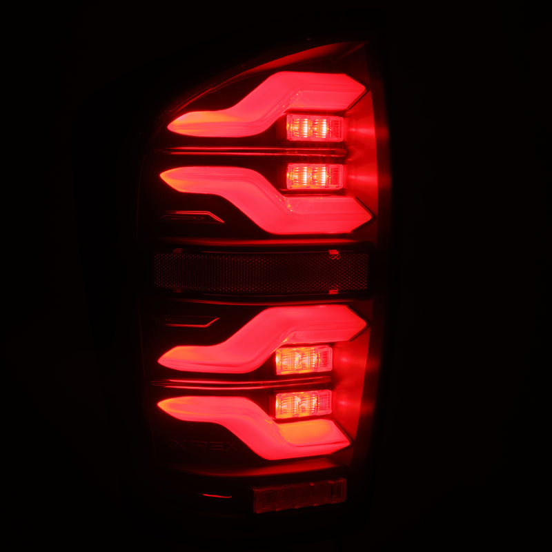 AlphaRex 16-21 Toyota TacomaLUXX LED Taillights Blk w/Activ Light/Seq Signal AlphaRex 16-21 Toyota TacomaLUXX LED Taillights Blk w/Activ Light/Seq Signal