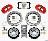 Wilwood Narrow Superlite 4R Rear Kit 12.88in Drilled Red 84-87 Corvette C4