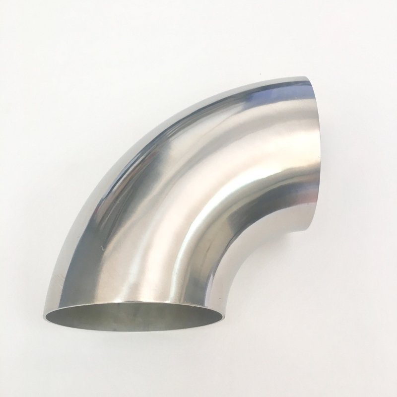 Ticon Industries 2.5in Diameter 90 1.2D/3in CLR 1mm/.039in Wall Thickness Titanium Elbow Ticon Industries 2.5in Diameter 90 1.2D/3in CLR 1mm/.039in Wall Thickness Titanium Elbow