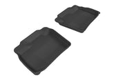 3D MAXpider 2011-2018 Nissan Leaf Kagu 2nd Row Floormats - Gray