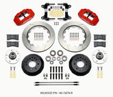 Wilwood Narrow Superlite 6R Front Hub Kit 14.00in Red 82-92 Camaro//Firebird