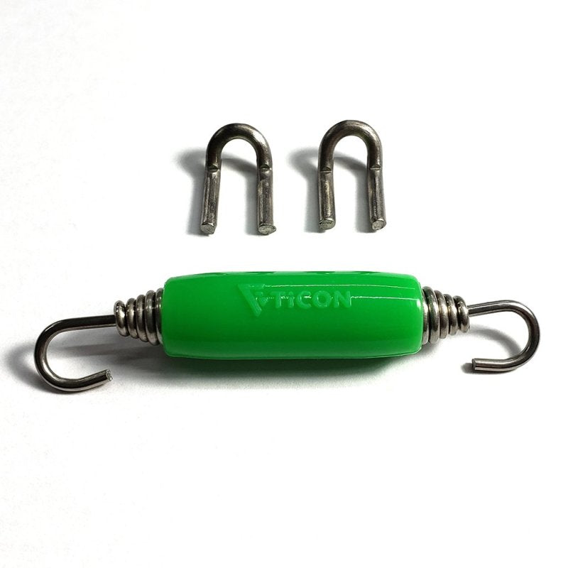 Ticon Industries Green Silicone Titanium Spring Tab and Spring Kit (2 Tabs/1 Spring) - Single Kit Ticon Industries Green Silicone Titanium Spring Tab and Spring Kit (2 Tabs/1 Spring) - Single Kit