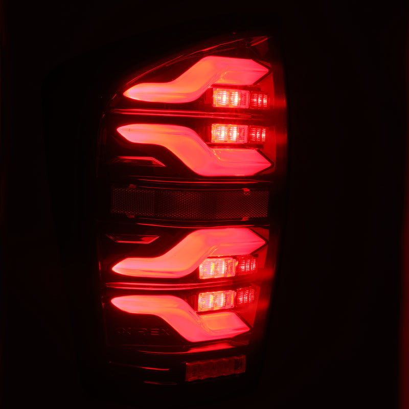AlphaRex 16-21 Toyota Tacoma LUXX LED Taillights Blk/Red w/Activ Light/Seq Signal AlphaRex 16-21 Toyota Tacoma LUXX LED Taillights Blk/Red w/Activ Light/Seq Signal