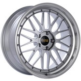 BBS LM 19x8.5 5x120 ET32 Diamond Silver Center Diamond Cut Lip Wheel -82mm PFS/Clip Required