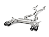 Akrapovic 15-17 BMW X5M (F85) Evolution Line Cat Back (Titanium) w/ Carbon Tips
