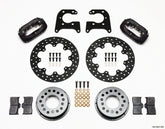 Wilwood Forged Dynalite Rear Drag Kit Drilled Rotor Big Ford 2.36in Offset