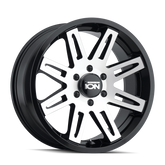 ION Type 142 18x9 / 8x170 BP / 0mm Offset / 130.8mm Hub Black/Machined Wheel