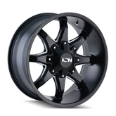 ION Type 181 17x9 / 5x114.3 BP / -12mm Offset / 87mm Hub Satin Black/Milled Spokes Wheel