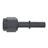 DeatschWerks 6AN Female Flare Swivel to 5/16in Male EFI Quick Disconnect - Anodized Matte Black