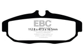 EBC 12 Ford Mustang 5.8 Supercharged (GT500) Shelby Yellowstuff Rear Brake Pads