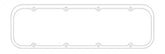 Cometic Chevrolet Gen-1 Small Block V8 .094in Fiber Valve Cover Gasket Splayed Valve Head