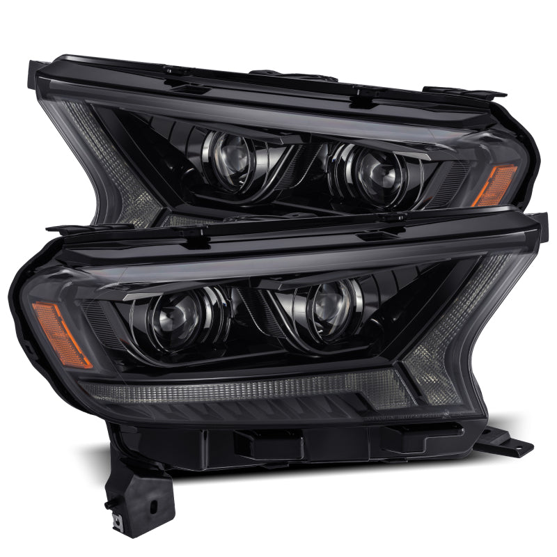 AlphaRex 19-21 Ford Ranger LUXX LED Proj Headlights Plank Style Alpha Black w/Seq Signal/DRL AlphaRex 19-21 Ford Ranger LUXX LED Proj Headlights Plank Style Alpha Black w/Seq Signal/DRL