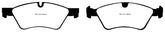 EBC 06 Mercedes-Benz E500 5.0 4-Matic Redstuff Front Brake Pads