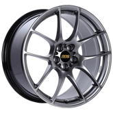 BBS RF 18x9 5x100 ET45 Diamond Black Wheel -70mm PFS/Clip Required