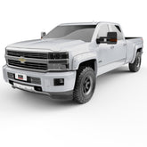 EGR 14+ Chev Silverado 6-8ft Bed Bolt-On Look Color Match Fender Flares - Set - Summit White