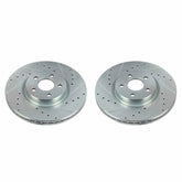 Power Stop 18-20 Ford Transit Connect Front Evolution Drilled & Slotted Rotors - Pair