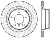StopTech BMW 12-15 335i / 2014 428i / 2014 235i/228i Rear Right Slotted Sport Brake Rotor