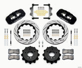 Wilwood AERO4 Rear Kit 14.00 Drilled 2007-2011 BMW E90 Series w/Lines
