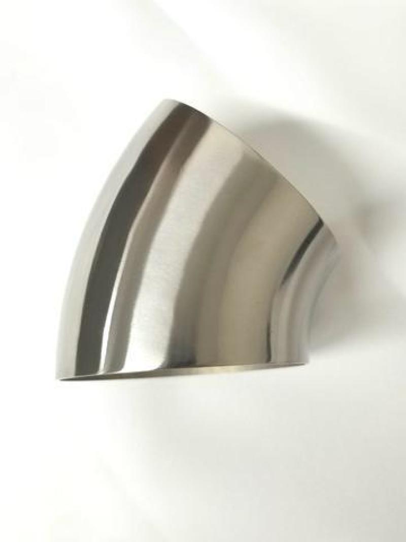 Ticon Industries 2.75in Diameter 45 Degree 1D/2.75in CLR 1.2mm/.047in Wall Thickness Titanium Elbow Ticon Industries 2.75in Diameter 45 Degree 1D/2.75in CLR 1.2mm/.047in Wall Thickness Titanium Elbow