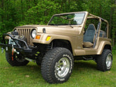 N-Fab Nerf Step 97-06 Jeep Wrangler-Unlimited TJ/BJ 2 Door All - Gloss Black - W2W - 3in