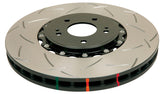 DBA 02-10 WRX / 13+ FR-S / 13+ BRZ Premium Front Slotted 5000 Series 2 Piece Rotor w/ Black Hat