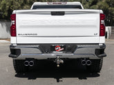 aFe Gemini XV 3in 304 SS Cat-Back Exhaust w/ Cutout 19-21 GM Silverado/Sierra 1500 V8- w/ Black Tips