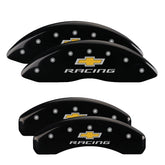 MGP 4 Caliper Covers Engraved F & R Avalanche SS Yellow Finish Blk Char 2008 Chevy Express 2500