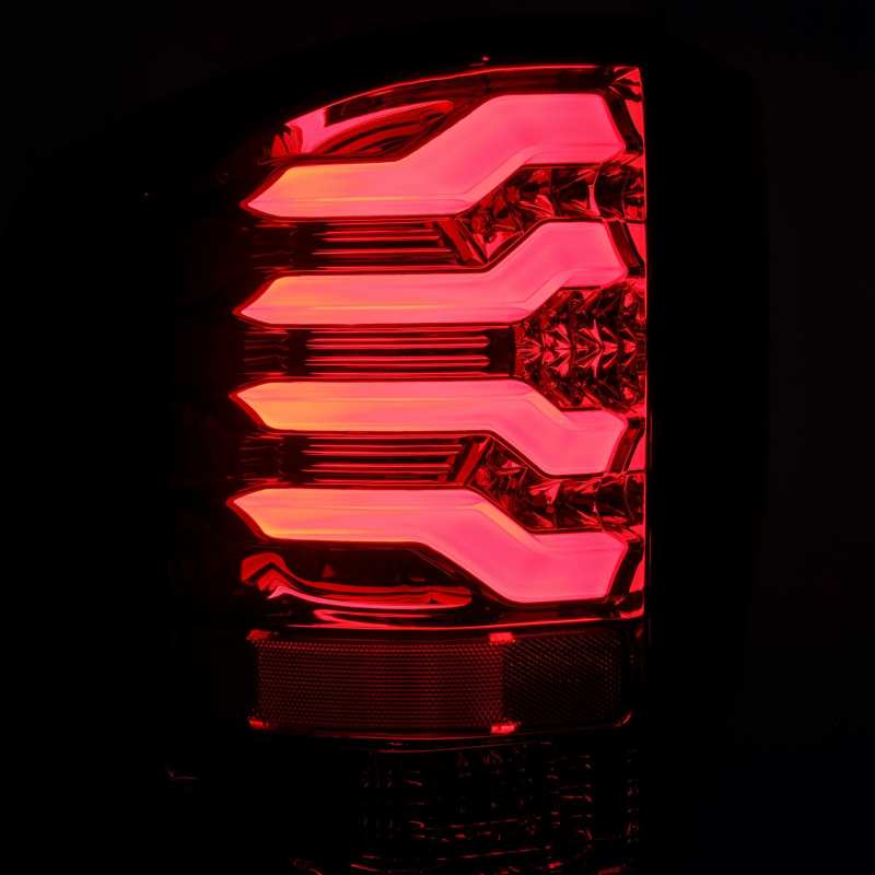 AlphaRex 14-18 Chevrolet Silverado 1500 PRO-Series LED Tail Lights Red Smoke AlphaRex 14-18 Chevrolet Silverado 1500 PRO-Series LED Tail Lights Red Smoke