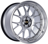 BBS LM-R 20x10 5x120 ET18 Diamond Silver Center Diamond Cut Lip Wheel -82mm PFS/Clip Required