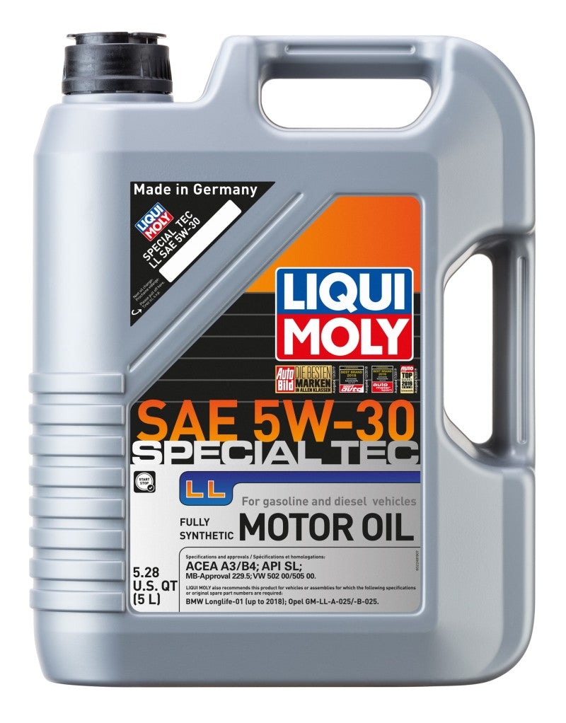 LIQUI MOLY 5L Special Tec LL Motor Oil SAE 5W30 LIQUI MOLY 5L Special Tec LL Motor Oil SAE 5W30