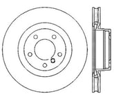 StopTech Drilled Sport Brake Rotor