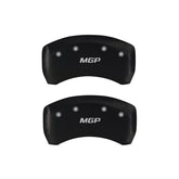 MGP 4 Caliper Covers Engraved Front & Rear MGP Black finish silver ch