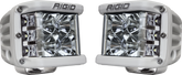 Rigid Industries D-SS - Flood - Set of 2 - White Housing