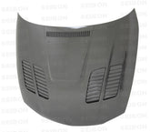 Seibon 08-11 BMW 1 Series (E81/E82) 2DR/HB GTR-Style Carbon Fiber Hood