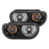 ANZO 2008-2014 Dodge Challenger Crystal Headlights Black