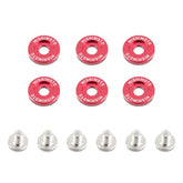 Mishimoto Small Fender Washer Kit (6pcs) - Red