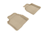 3D MAXpider 2009-2013 Mazda Mazda6 Kagu 2nd Row Floormats - Tan