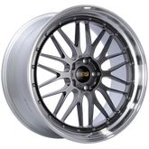 BBS LM 21x10 5x120 ET38 Diamond Black Center Diamond Cut Lip Wheel -82mm PFS/Clip Required